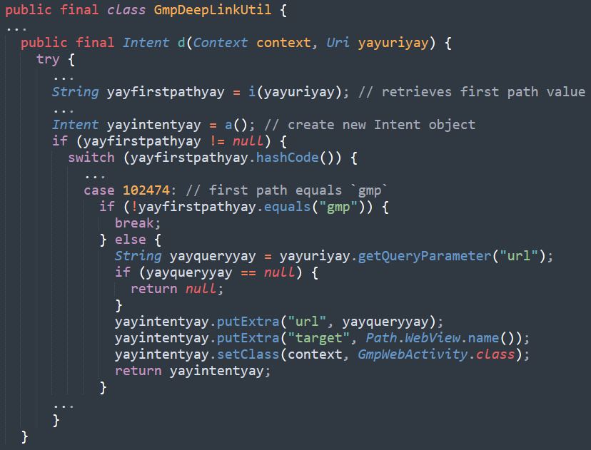 Figure from “Intro to Android WebViews and deep links…and how to exploit them” — androidExploringWebViewsAndDeeplinks 2